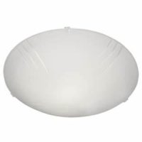 Patterned Frosted Glass Ceiling Light