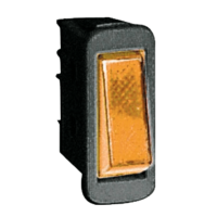 16A Rocker Switch Orange No Lamp