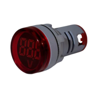 Round LED Voltage Display