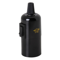 E27 Bakelite Lamp Holder With Switch
