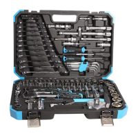 132Pce 1/2″ & 3/8″ & 1/4″ Socket Set