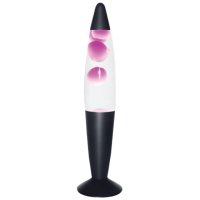 Matt Black Base Lava Lamp