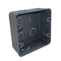 PVC 4X4 Wall Box Grey