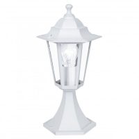White Polypropylene 6 Panel Pillar Light