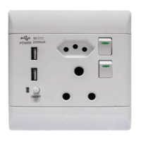 4X4 USB/16A/EURO Socket