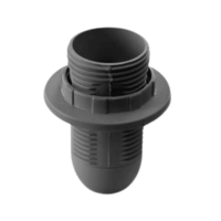 E14 Nylon Lamp Holder Black
