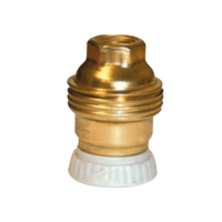 E14 Metal Lamp Holder Brass