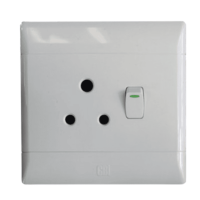 4X4 Single Switch Socket Outlet