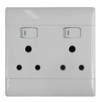 4X4 Double Switch Socket Outlet