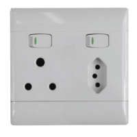 4X4 Double Socket + Euro Socket