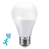 E27 5W Cool White LED PIR Sensor Bulb