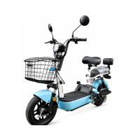 350W Dual Seat Electric Scooter With Basket