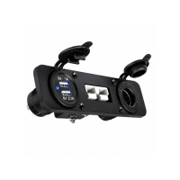 Dual USB Circular Power Device (5–24V, 50A)