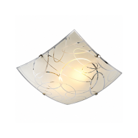 Chrome Glass Ceiling Light