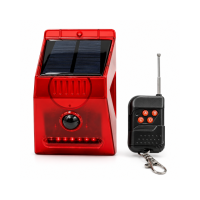 Remote Controlled Solar Alarm