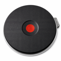 Stove Plate with Red Dot (6″ & 8″)