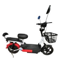 350W Dual Seat Electric Scooter With Basket