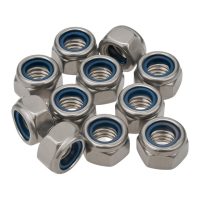 Stainless Steel Lock Nuts 10pce