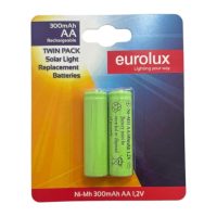Rechargeable AA Battery 2pce (300mAh) Ni-MH
