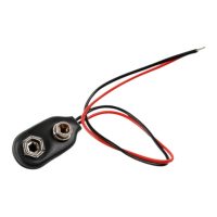 9V Battery Clip Connector With Leads
